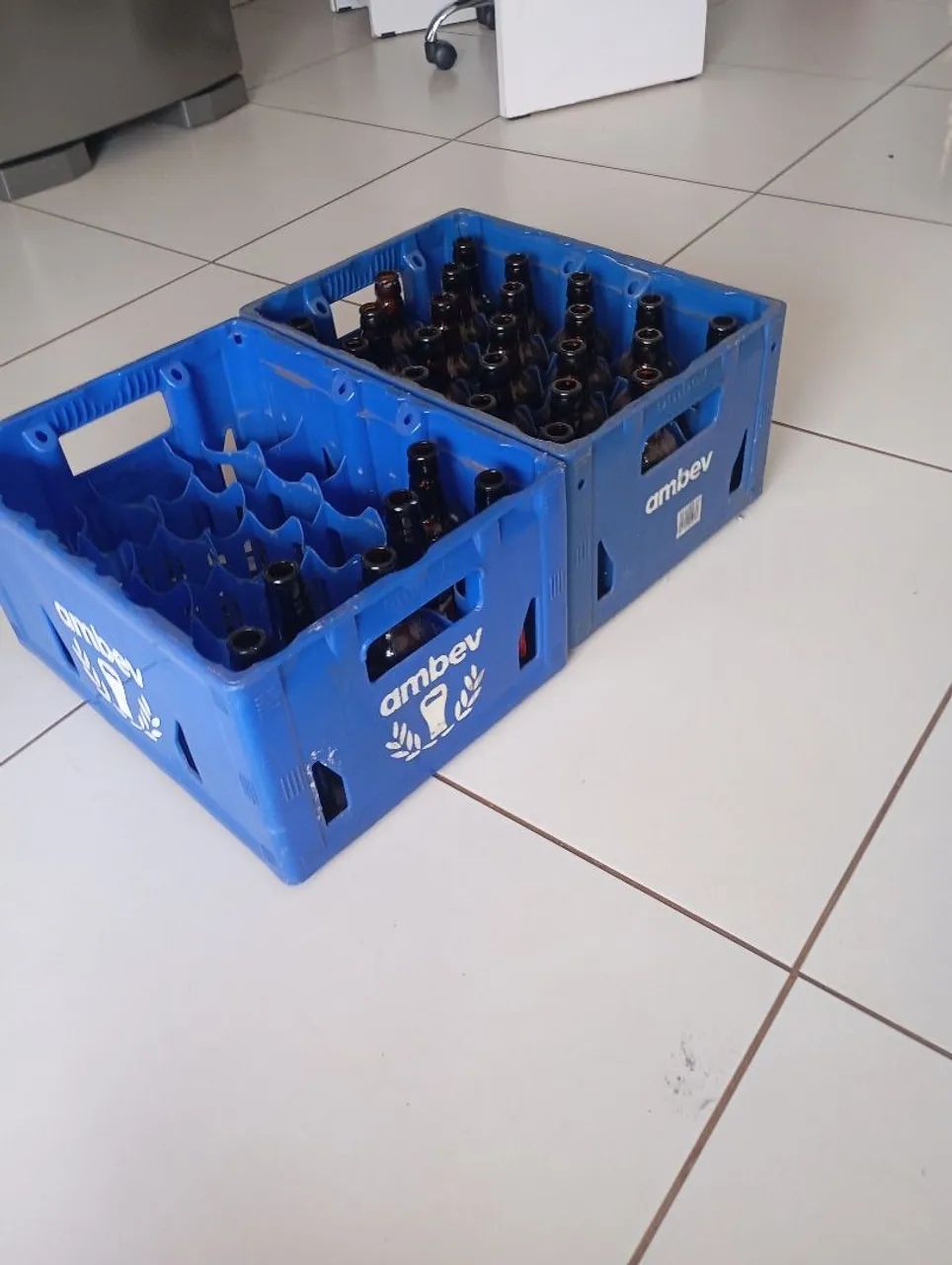 2 caixa da AmBev azul de barrigudinha  - Foto 3