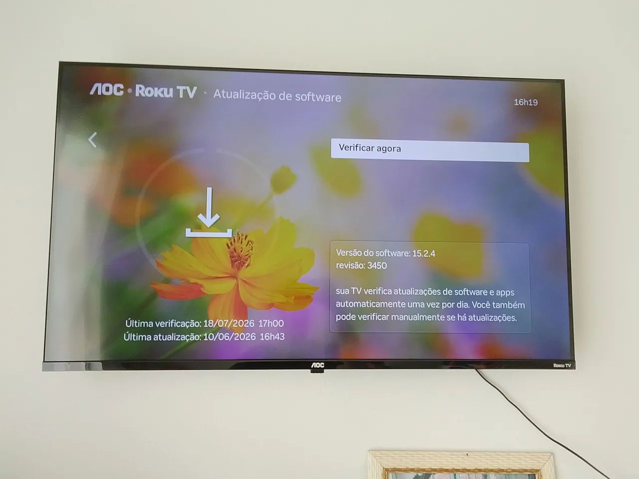 Vendo tv smart AOC 43