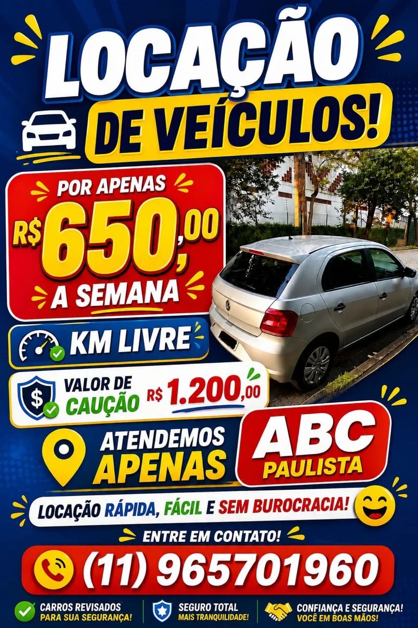 Locação de veículos 