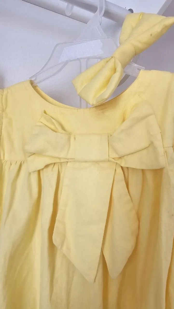 Vestido laço amarelo - Foto 2