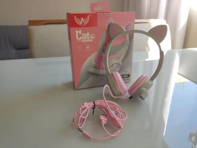 Fone Ouvido Altomex Cat Luz Led + Faço entrega - Foto 2