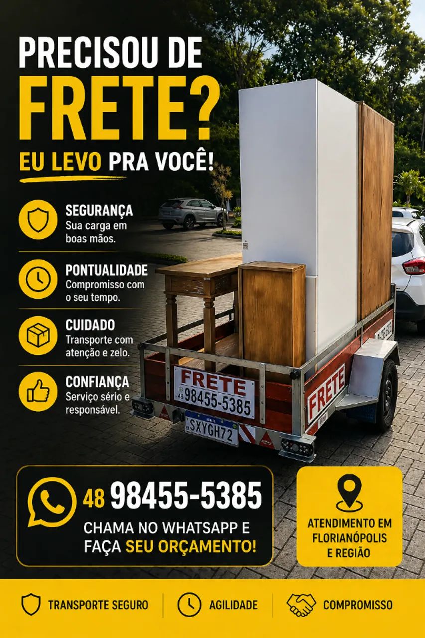 Frete Rápido, seguro em Florianópolis 