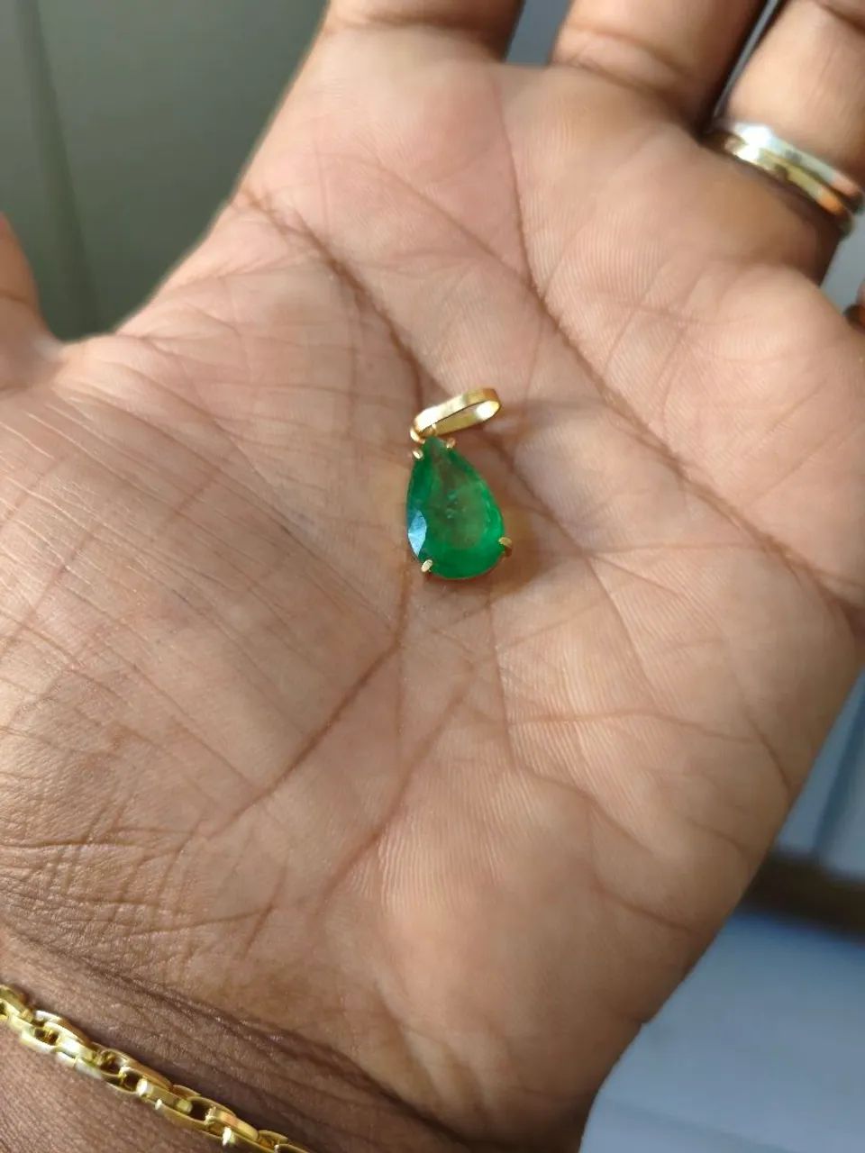 PINGENTE ESMERALDA OURO 18K  - Foto 4