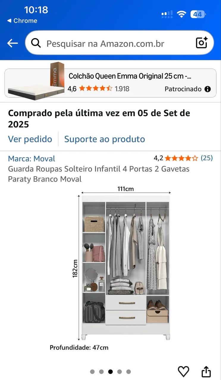 Guarda roupa  - Foto 4