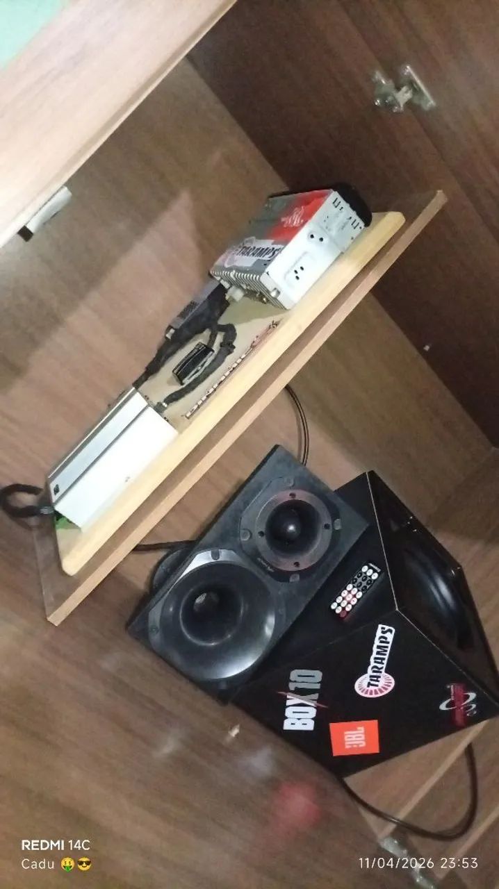 KIT SOM AUTOMOTIVO COMPLETO C/ FONTE 60A - FUNCIONANDO 100% - Foto 3