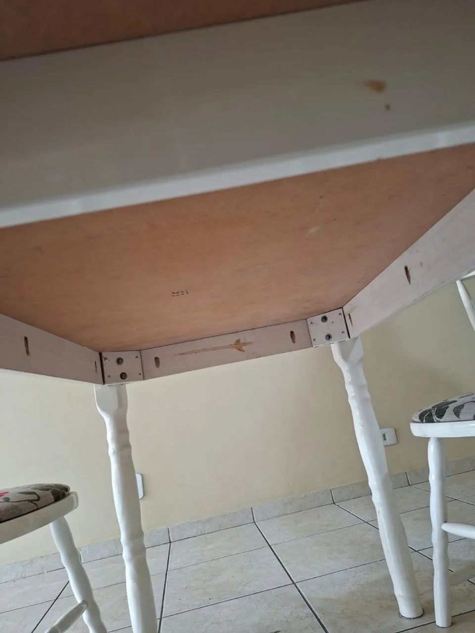 Mesa madeira 4 cadeiras - Foto 4