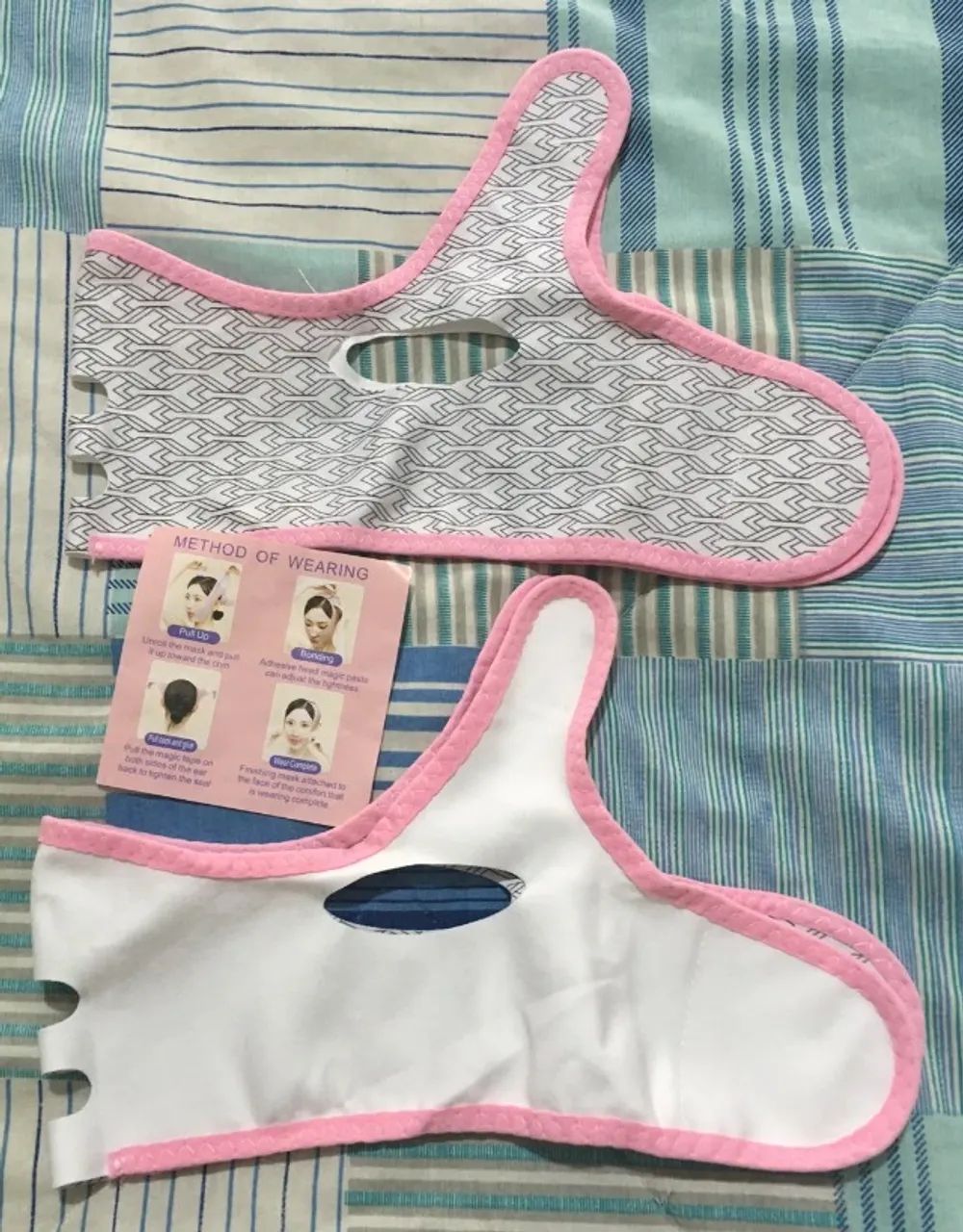 Máscara Lifting Facial Bigode Chinês Queixo E Papadas Kit com 2 Peças - NOVAS - Foto 4