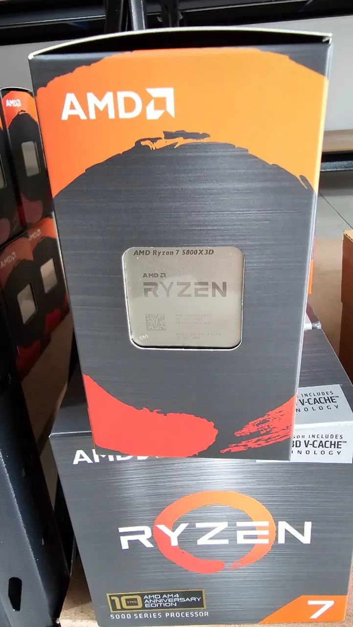 Processador AMD Ryzen 7 5800X3D 10th Anniversary Edition - LOJA