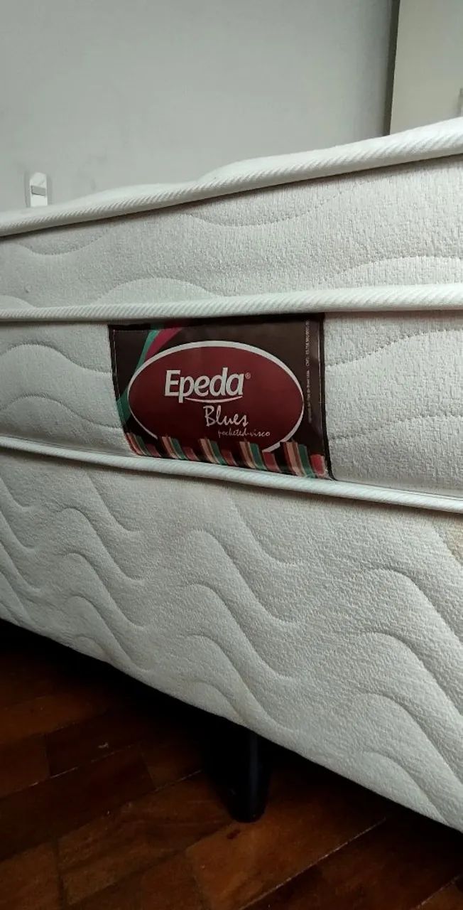 CAMA BOX DE SOLTEIRO EPEDA BLUES VISCO - Foto 4
