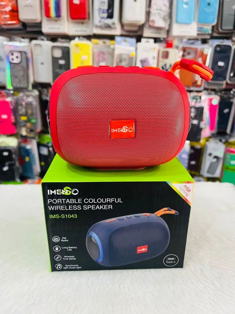 Mini caixa de som imenso