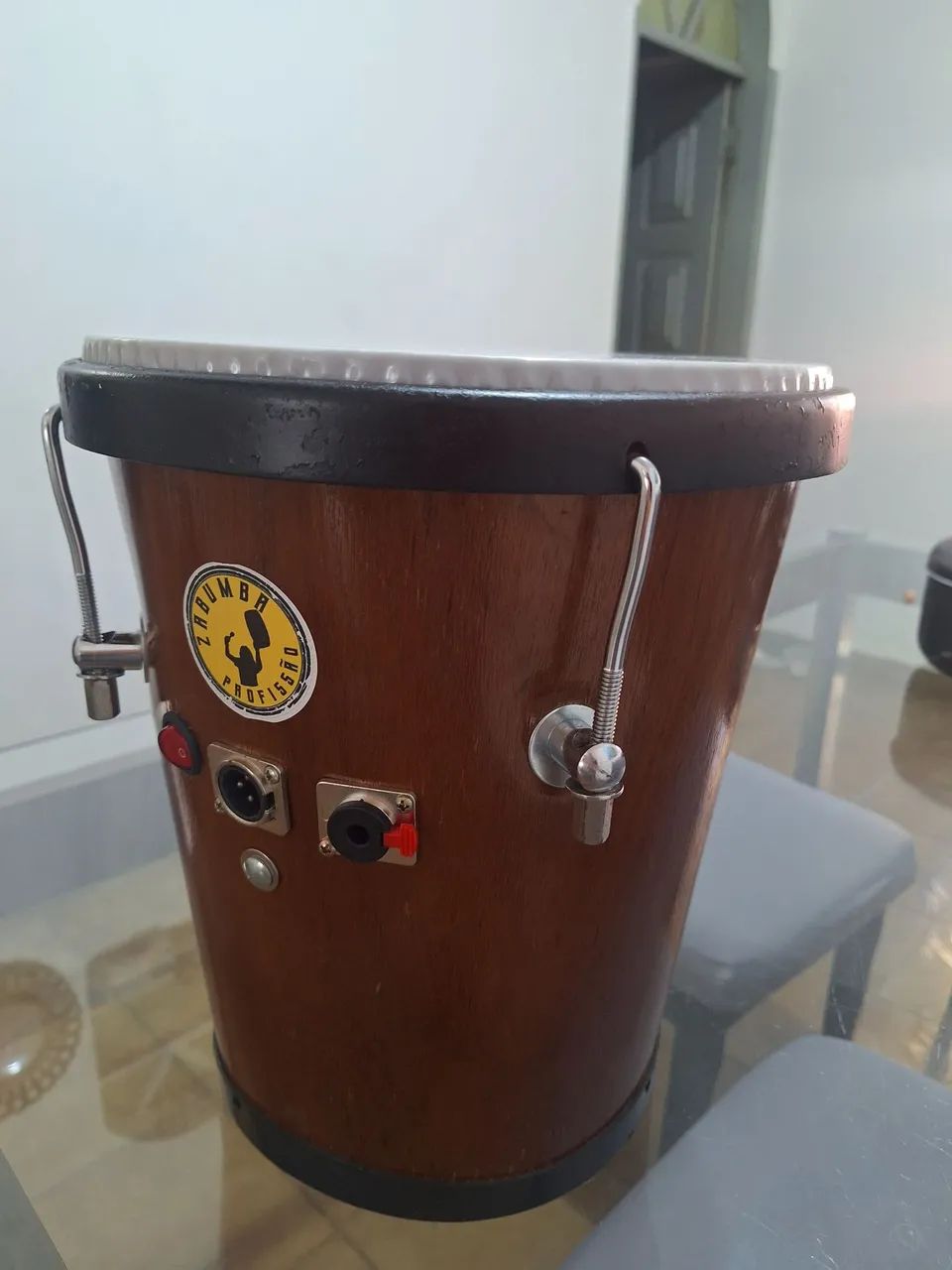 Vendo Tantã de Luthier microfonado 