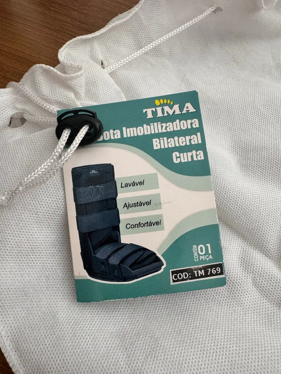 Vendo bota ortopédica Tima ( nova) - Foto 4