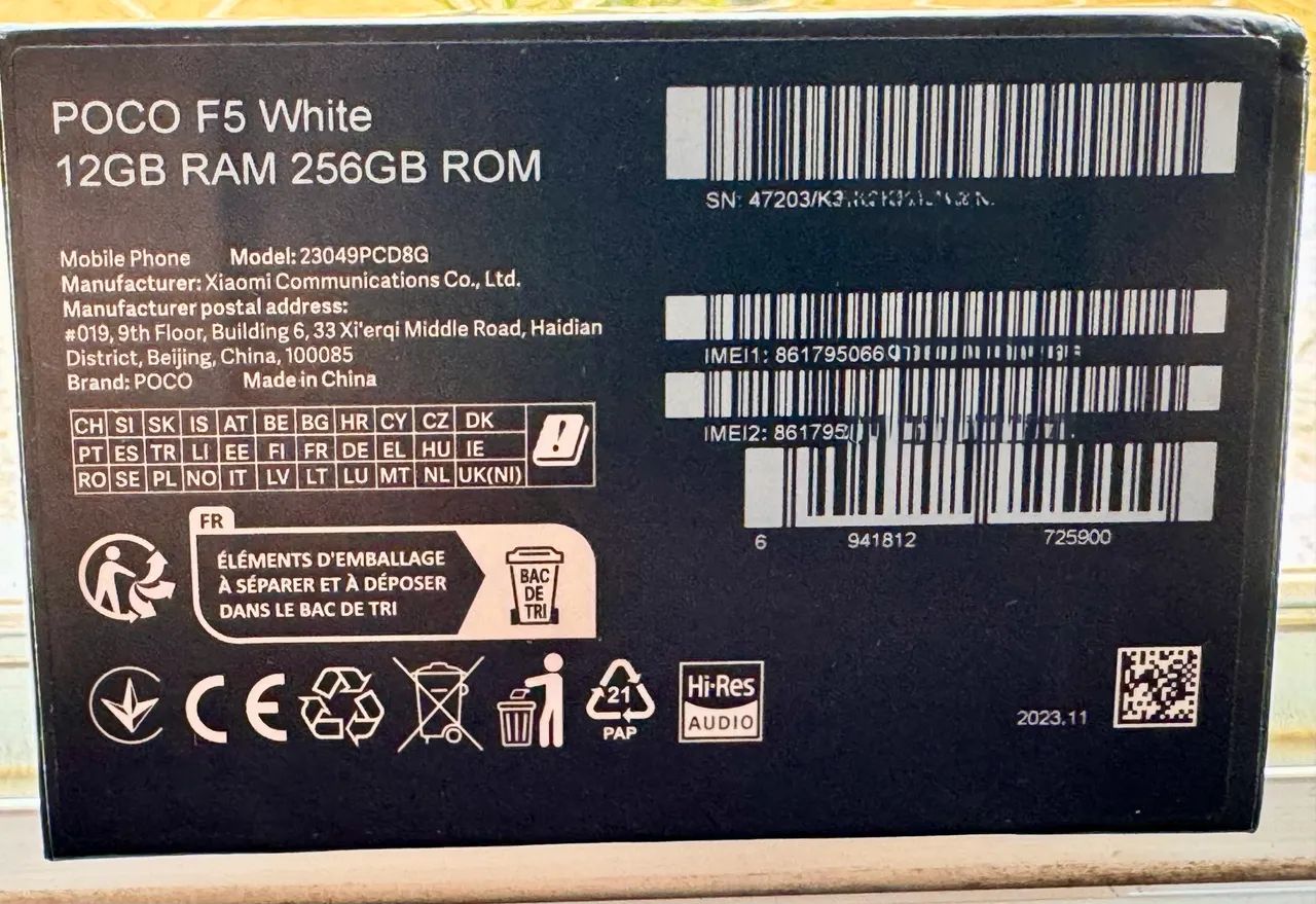 POCO F5 White 256GB e 12GB RAM - Foto 3