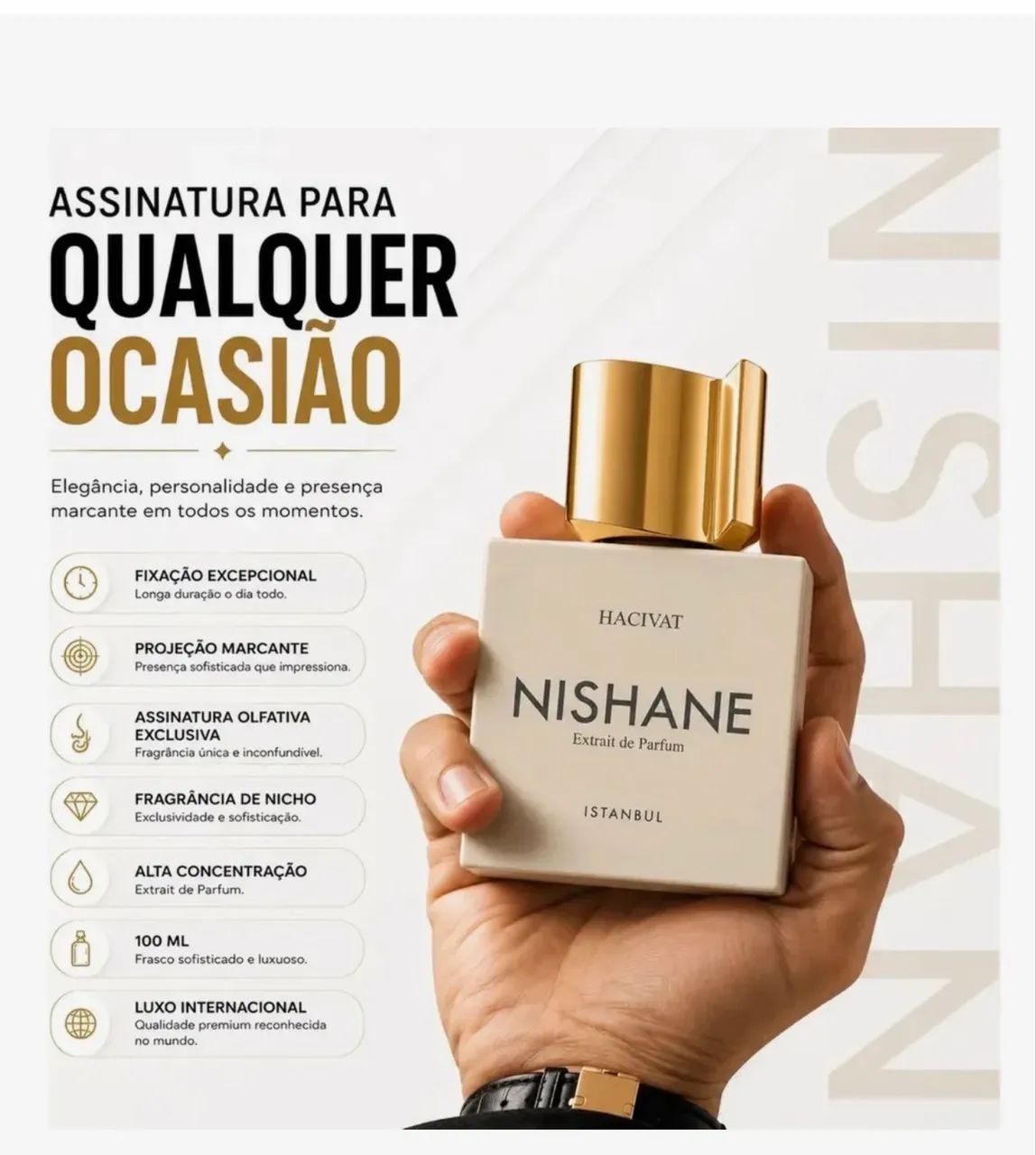 Perfume de nicho Nisshane Hacivat 100ml - Original  - Foto 2
