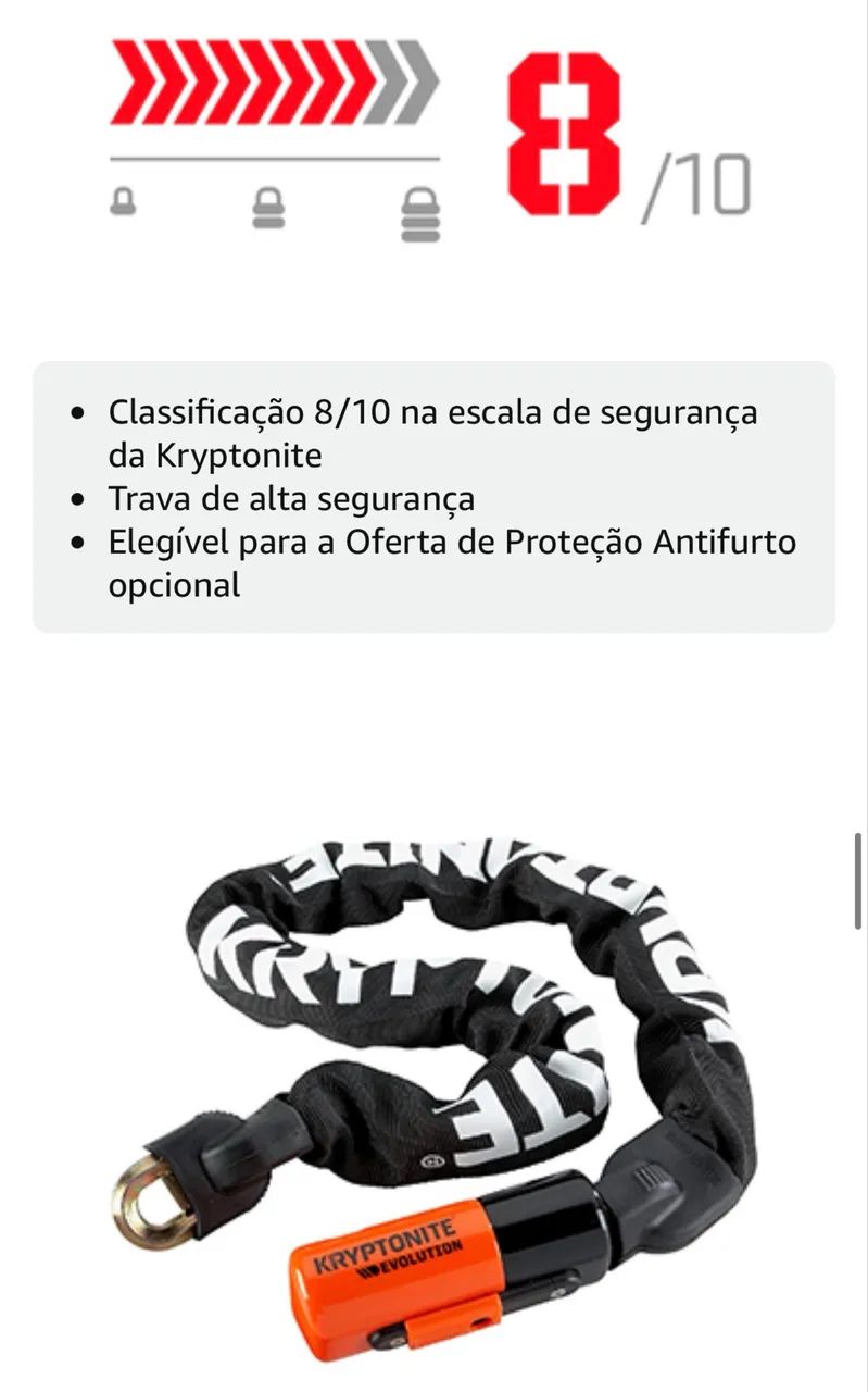 Cadeado bicicleta Kryptonite  - Foto 5