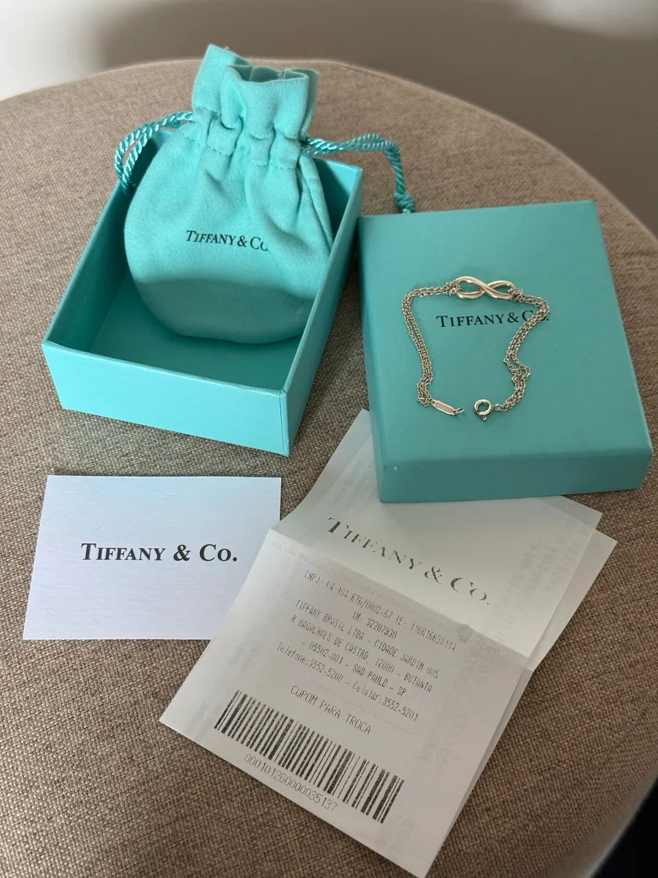 Pulseira Tiffany Infinity