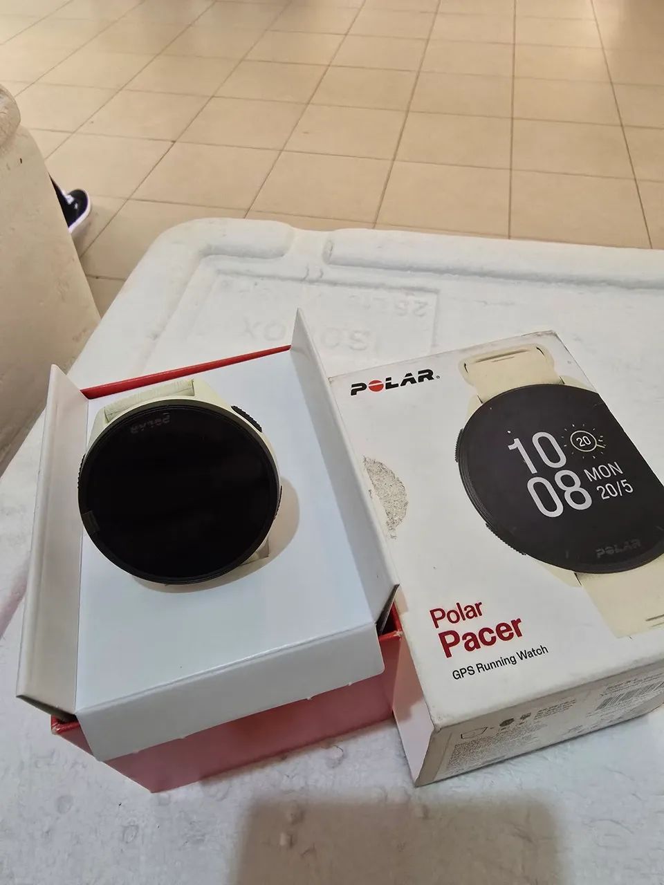 Relógio Polar Pacer Branco - Foto 2