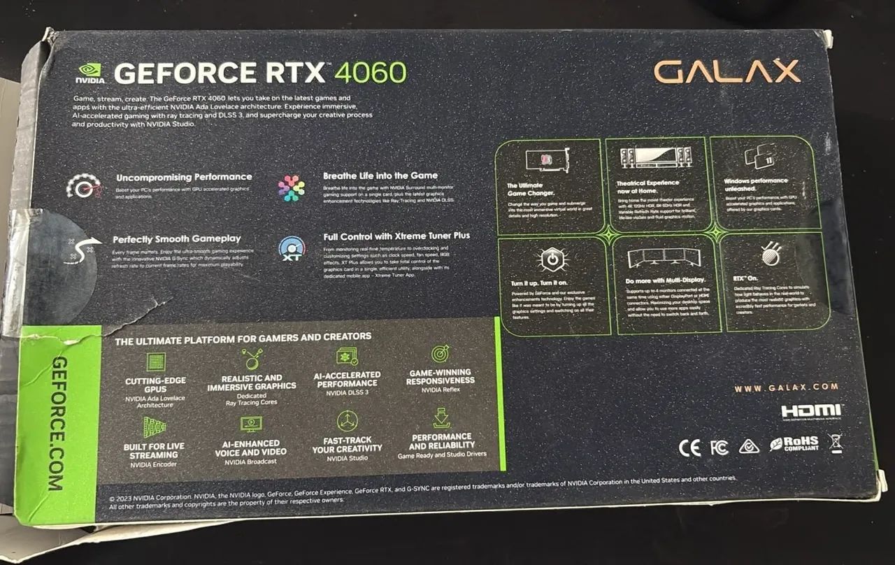 Placa de vídeo GeForce RTX4060  - Foto 2
