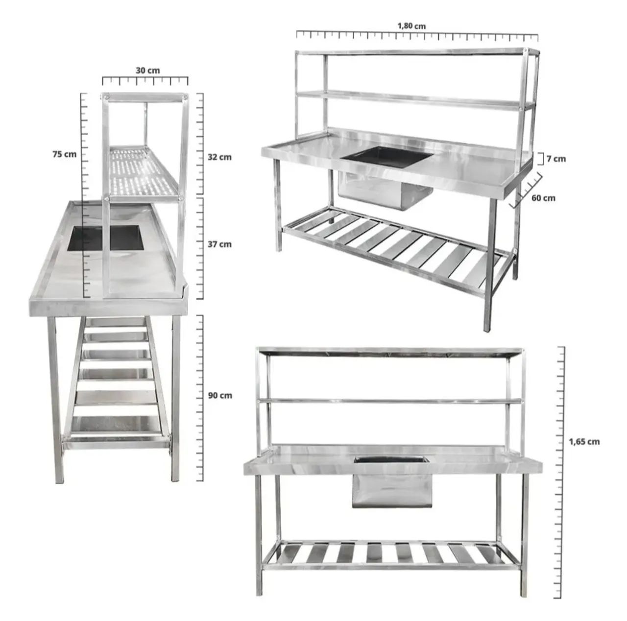 Pia Inox para restaurante - Foto 2