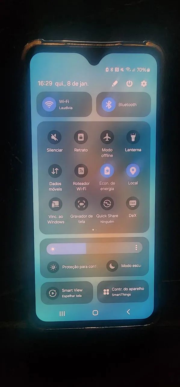 Tela Samsung S21FE OLED com aro - Foto 3