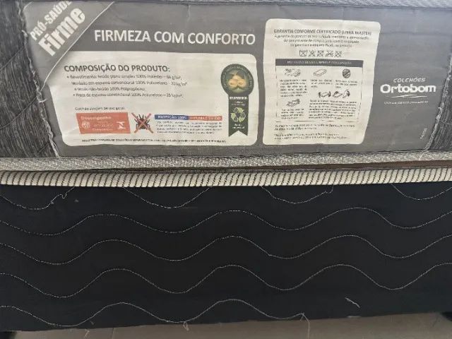 Cama Box com Colchão Solteiro Ortobom Pró-Saúde - Foto 2