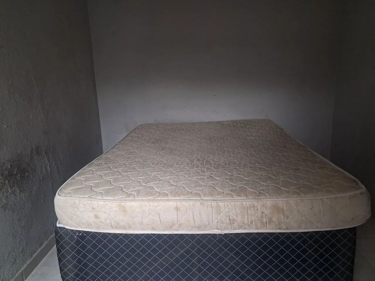 Base  cama box para colchao de casal com colchao - Foto 4
