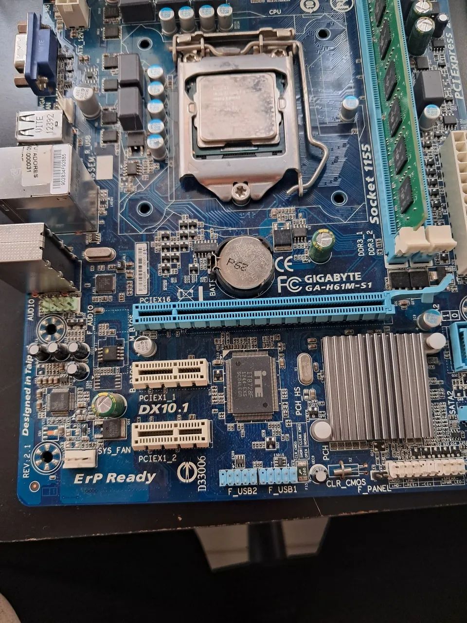 Kit placa mãe DX10.1 com PROCESSADOR INTEL i5 com 8GB DE MEMÓRIA DDR3 - Foto 2