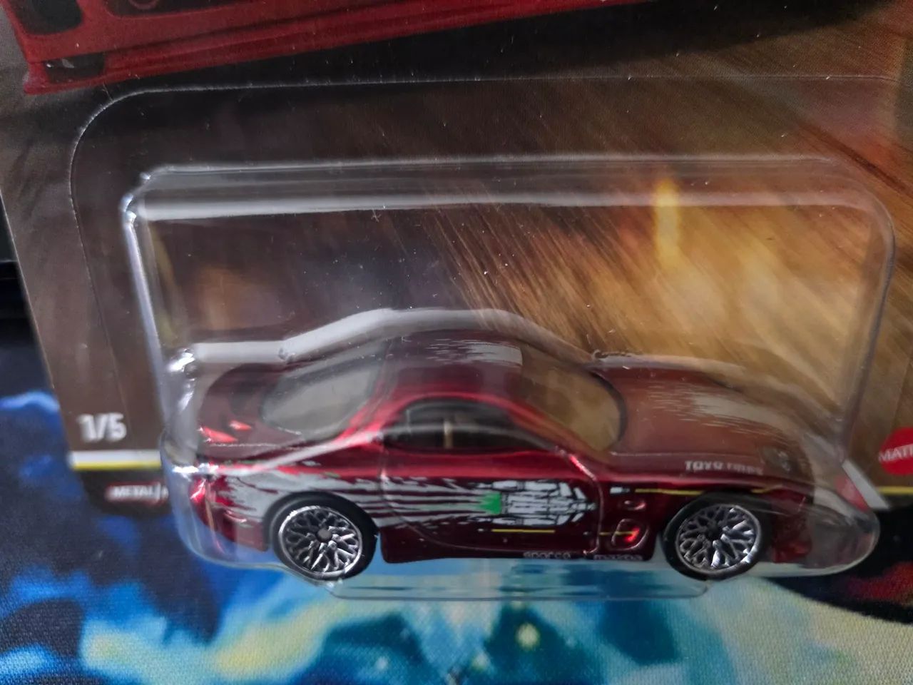 Hot Wheels premium Mazda RX-7 chase velozes e furiosos  - Foto 3