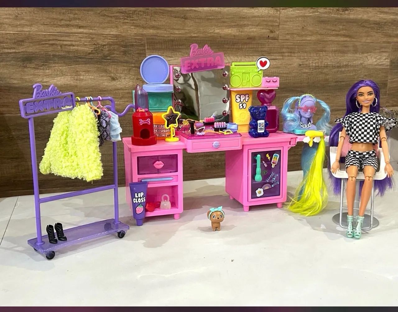 Barbie Extra Penteadeira com luzes e sons - Foto 4