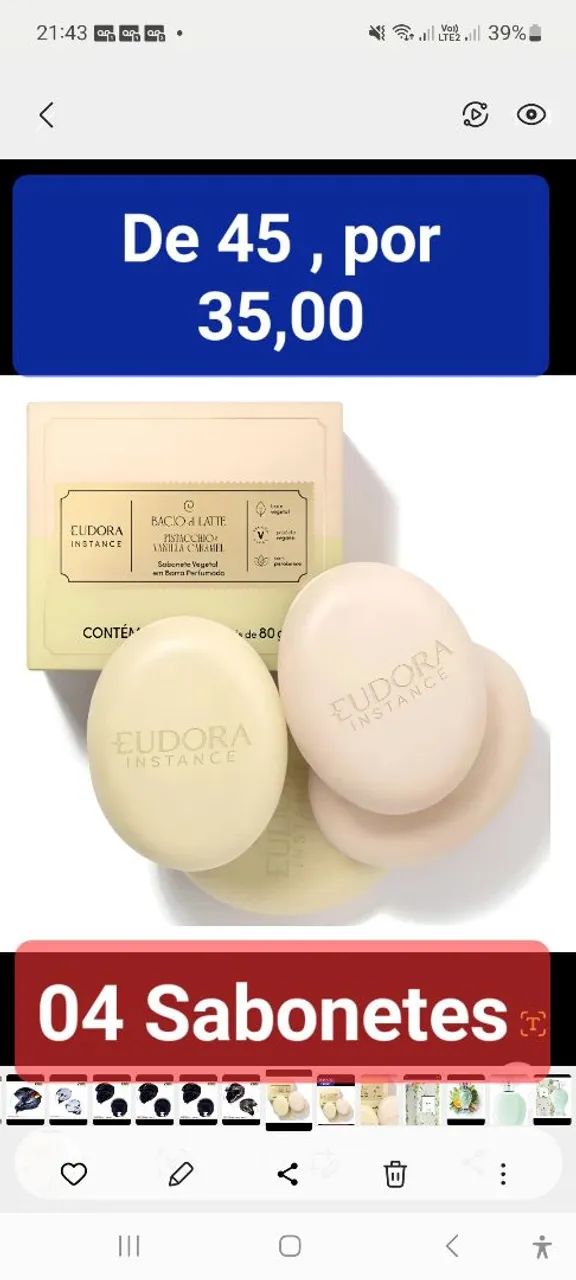 Sabonetes Eudora  - Foto 3