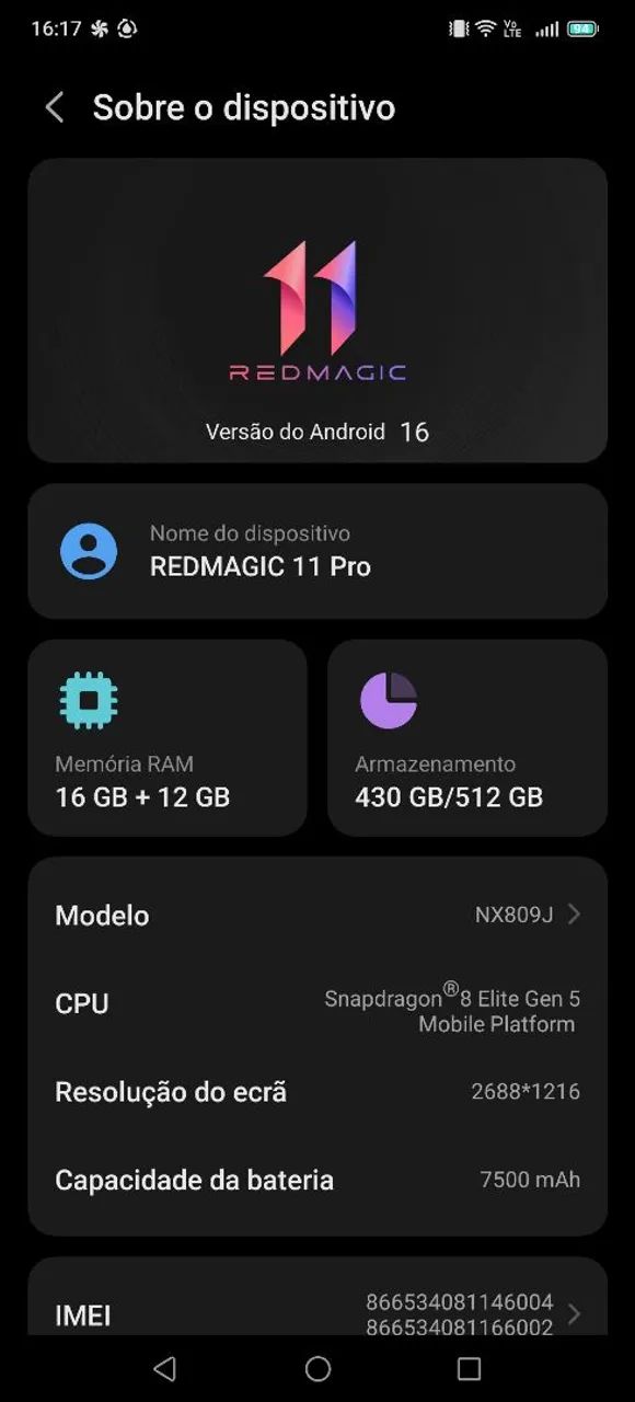 Redmagic 11 PRO 16/512 - Foto 3