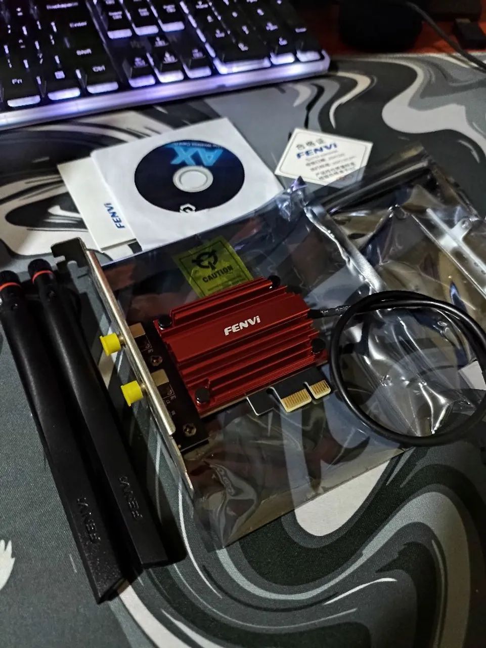 PLACA/ADAPTADOR DE REDE FENVI - Foto 4