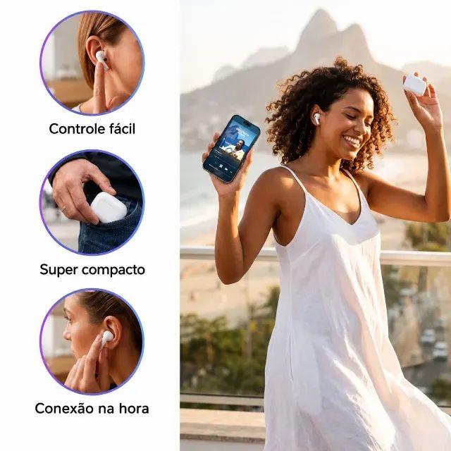 Fone de ouvido bluetooth - Foto 2