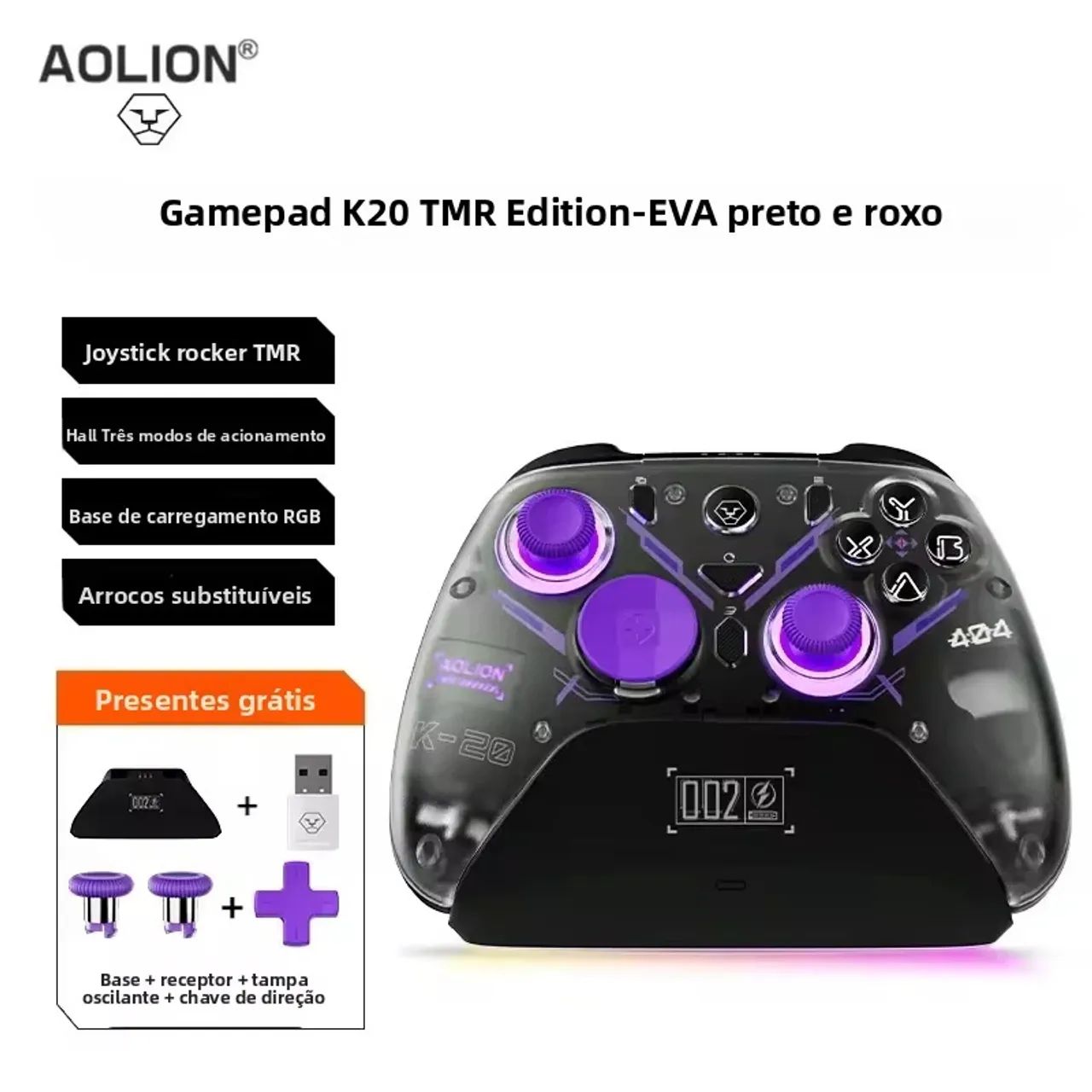 Controle Aolion K20 - Peças e Acessórios de Vídeo Game - Vila