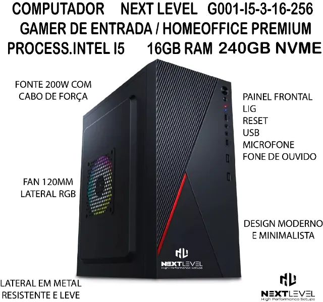 CPU GAMER I5