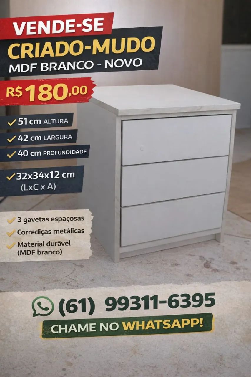 Mesa de cabeceira  - Foto 4