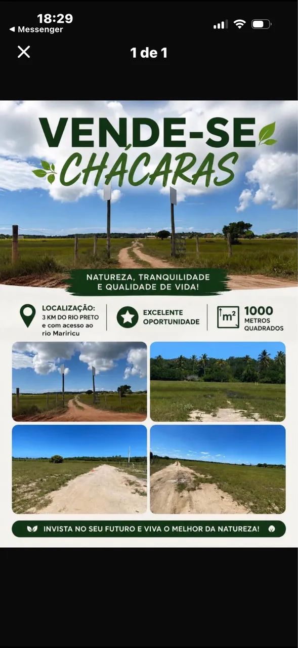 ? Vende-se chácaras em excelente localização! ?