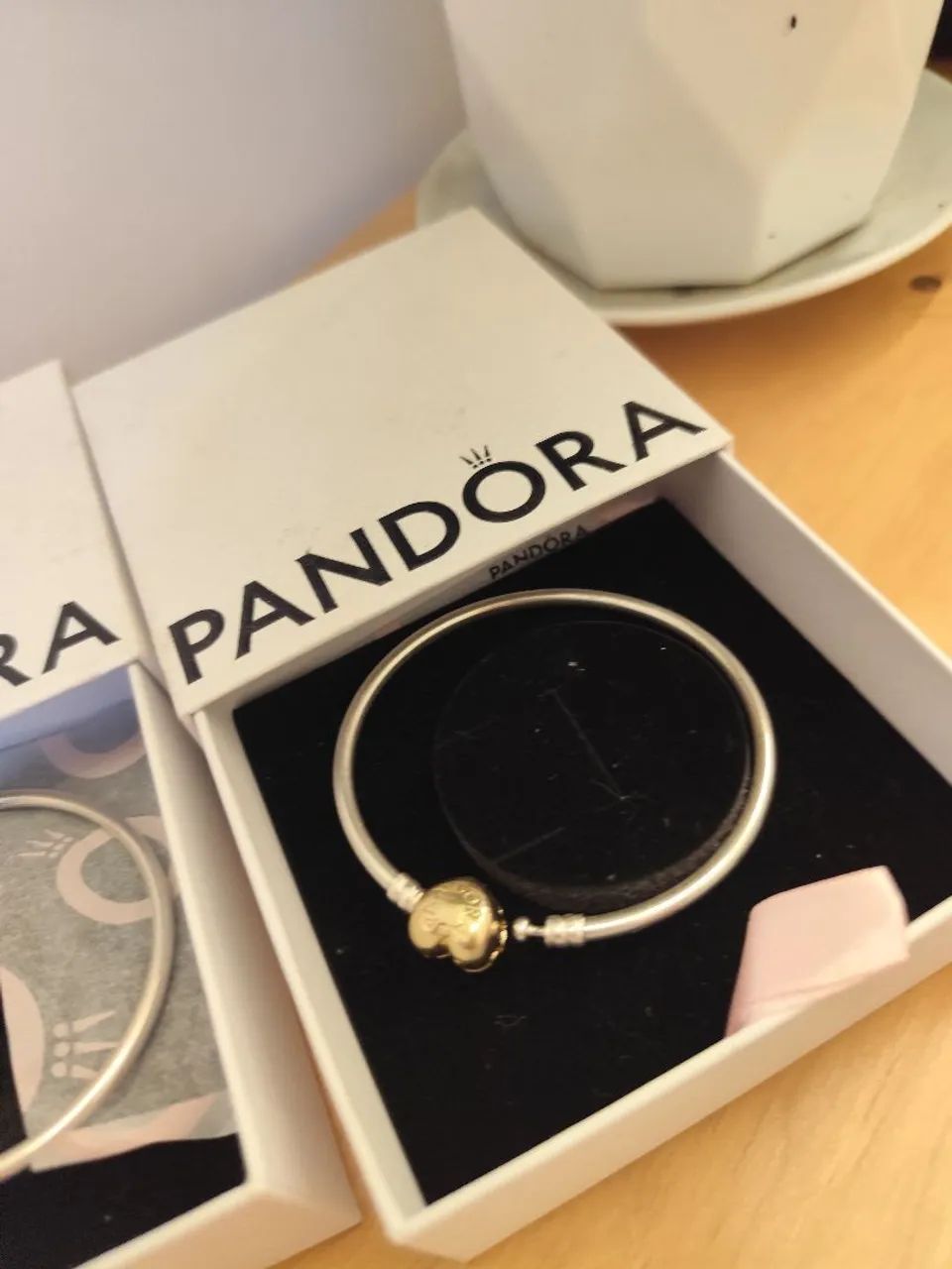 Pulseira Pandora original rígida  - Foto 4