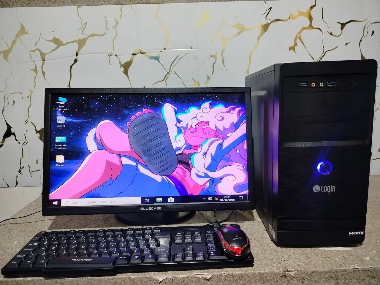 COMPUTADOR COMPLETO I3 TELA 20 POLEGADAS 