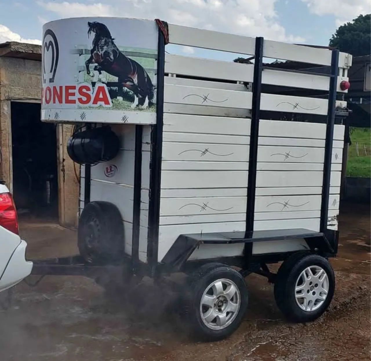Carretinha pra 2 cavalos 