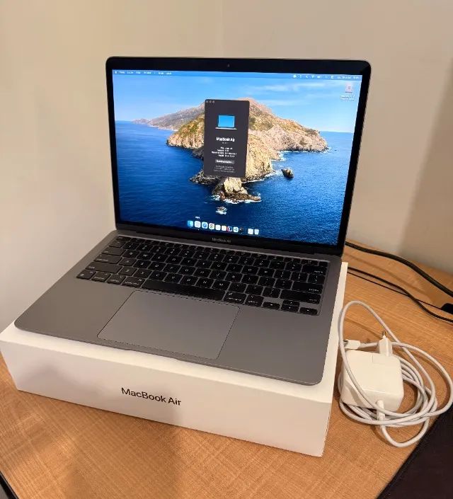 MacBook Air M1 13" - 8GB - 256GB SSD - Cinza Espacial 