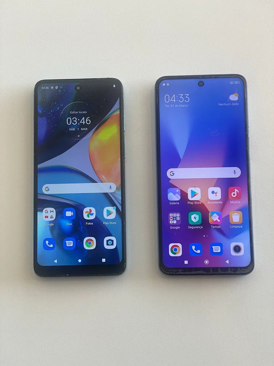 Moto G22 e Redmi note 9s 128 Gb 