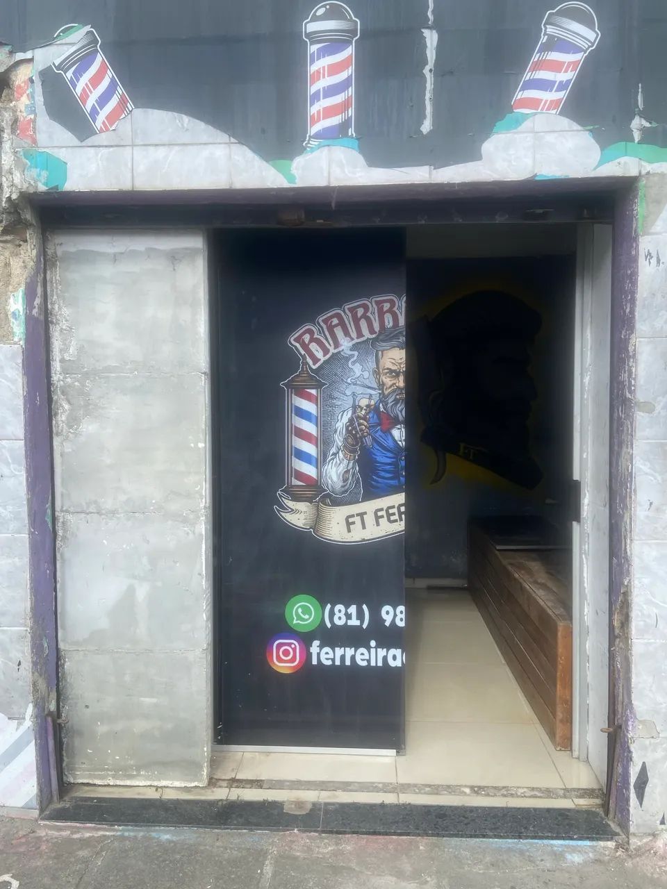 loja comercial água fria barbearia  zap *58 - Foto 3