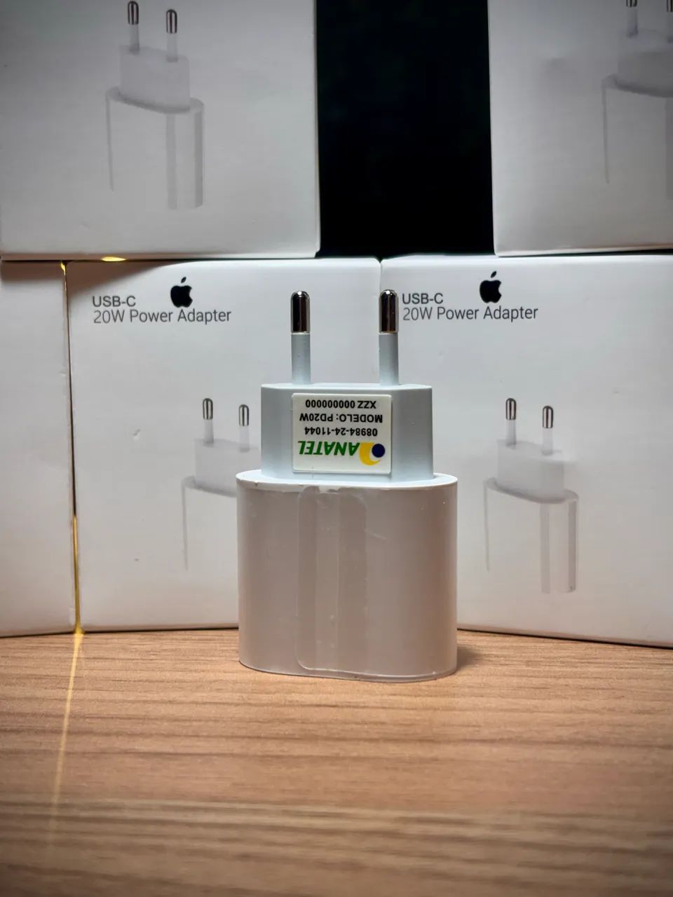 Carregador para iPhone Completo - Cabo + Fonte USB-C 20W - Foto 3