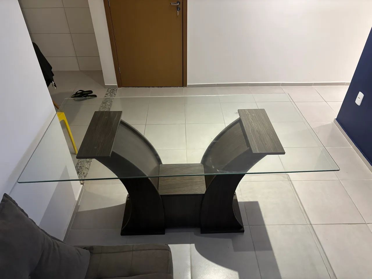 Mesa de jantar - Tampo de vidro  - Foto 4