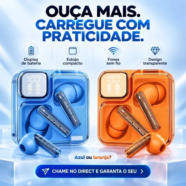 FONE DE OUVIDO ALTA PERFORMANCE QCY 