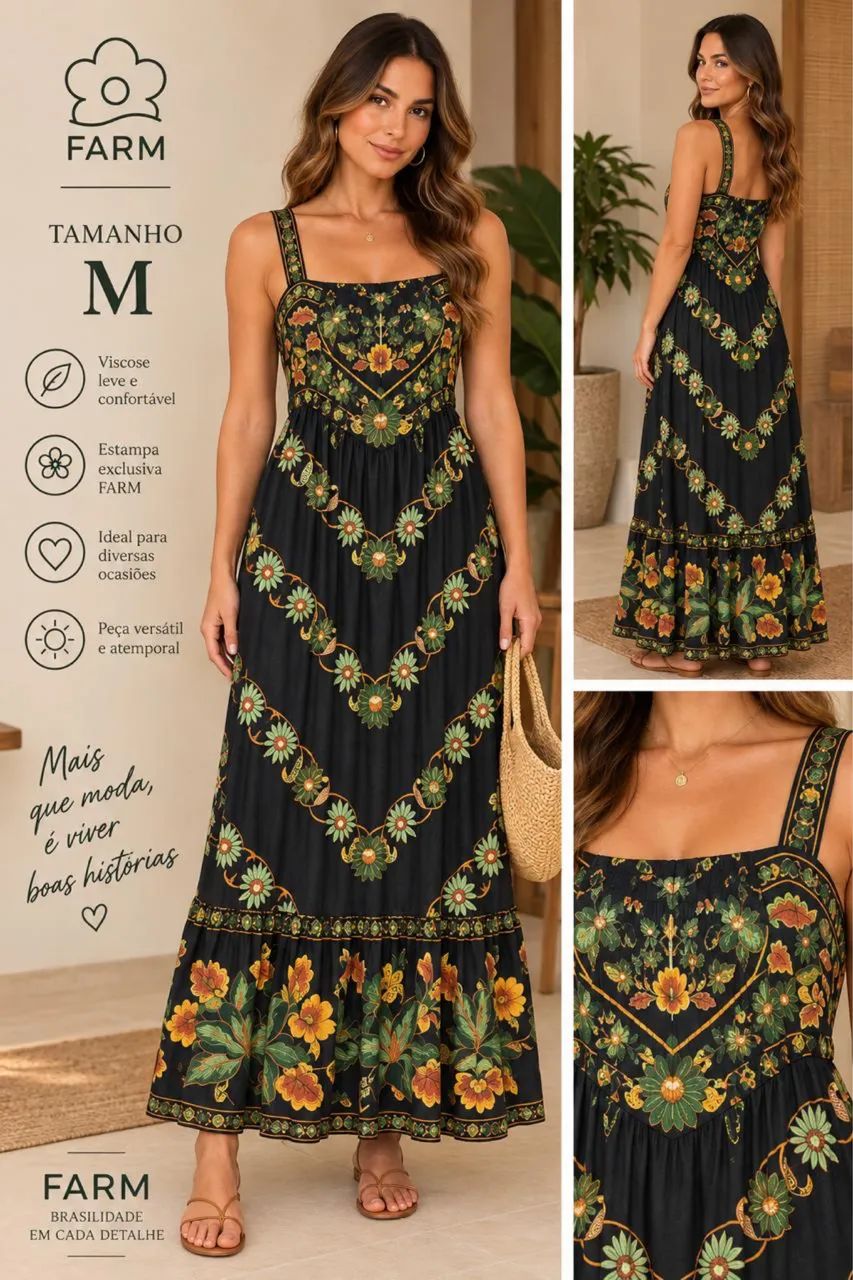 Vestido Farm novo 