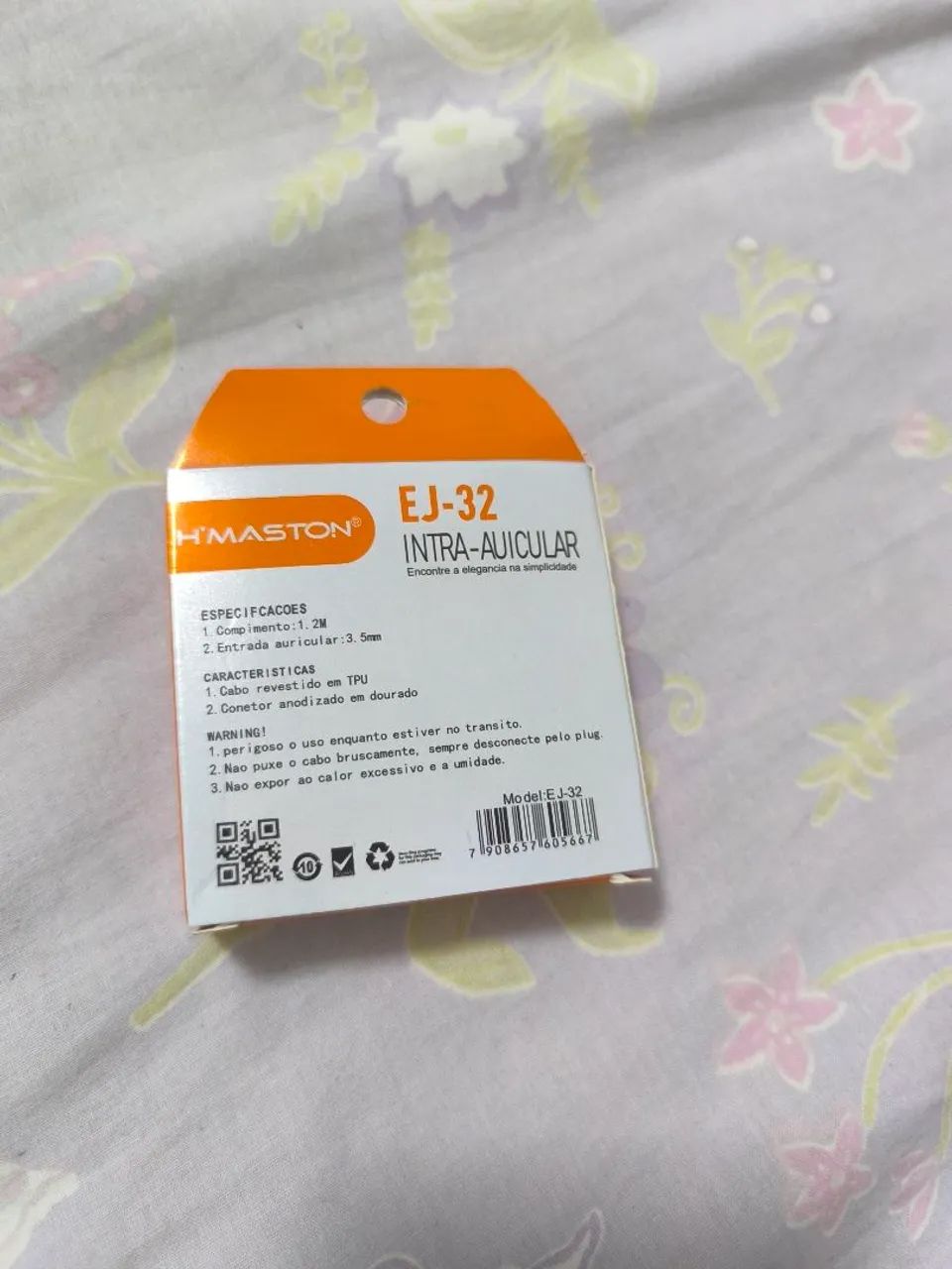 FONE H?MASTON EJ-32 - SOM POTENTE E CONFORTÁVEL - Foto 2