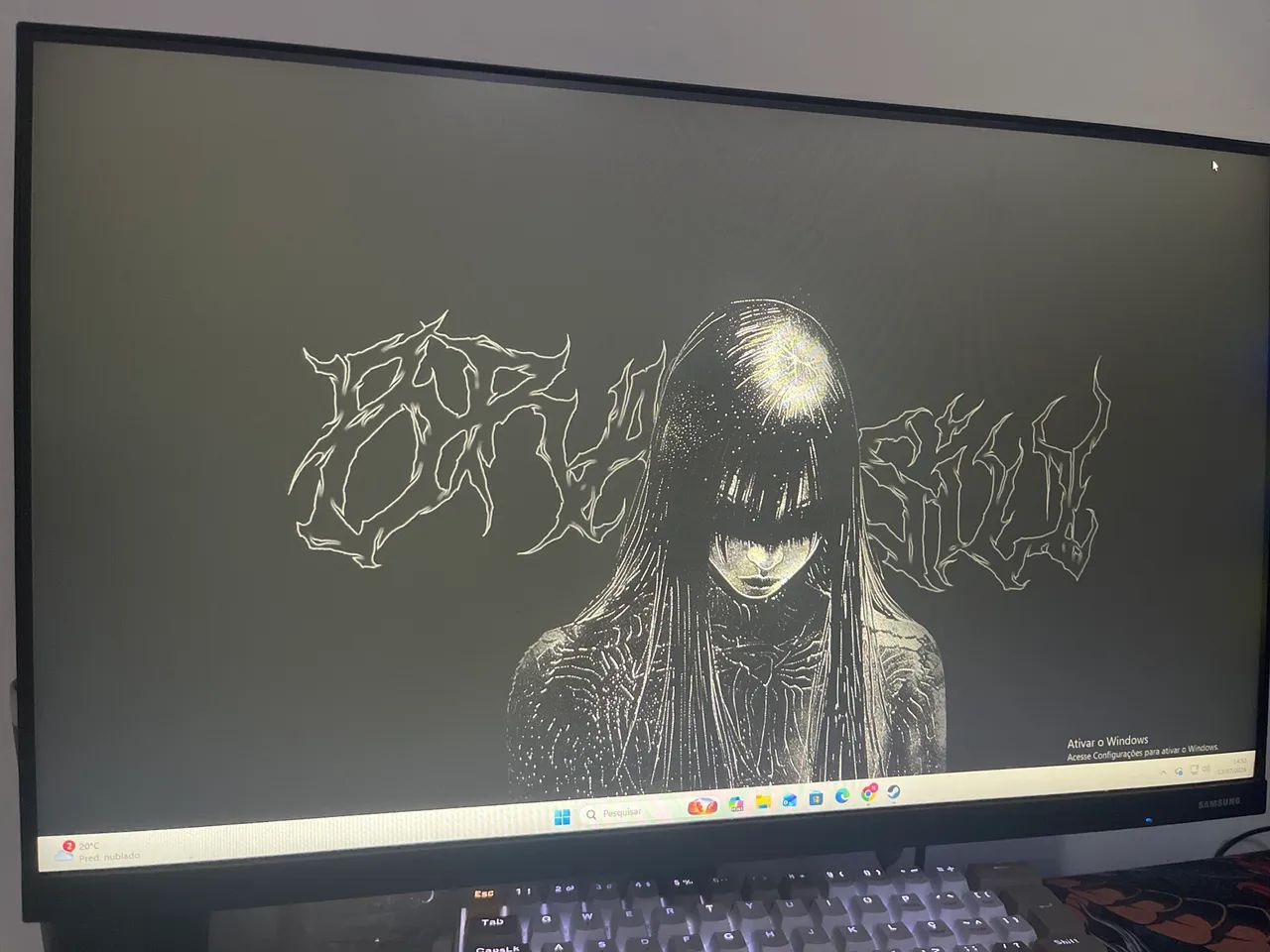 Monitor gamer Samsung 24 fhd 75hz