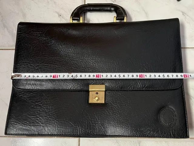 Elegante pasta executiva em couro TEX  - pouquíssimo utilizada - Foto 3